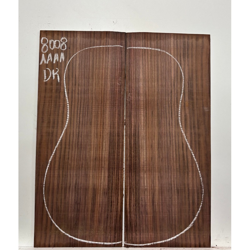 East Indian Rosewood Dreadnought Guitar Back Set #8008
