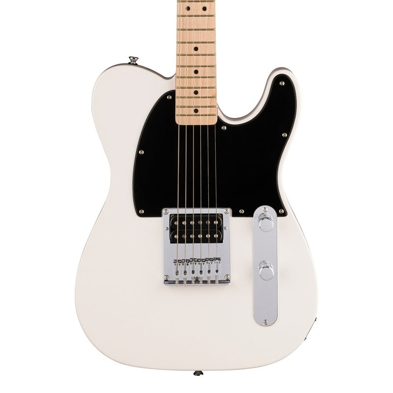 Squier Sonic Esquire H Electric - Arctic White with Maple Fingerboard & Black Pickguard
