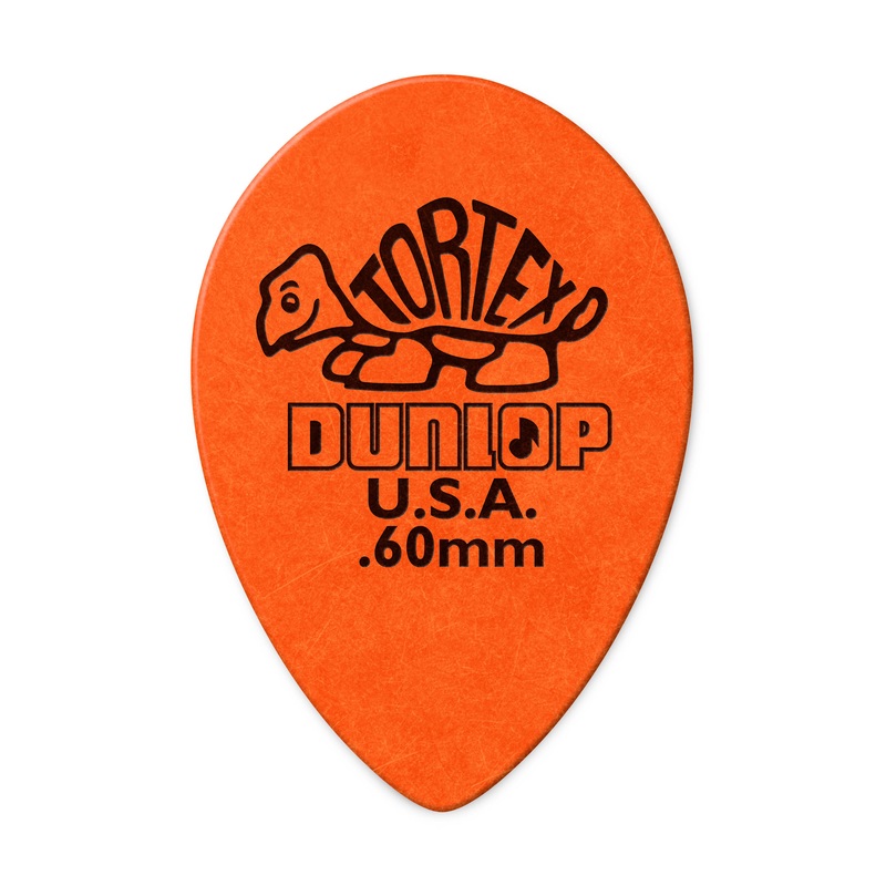 DUNLOP TORTEX TEARDROP .60mm SMALL GUITAR PICK REFILL BAG 36-PACK - 423R060