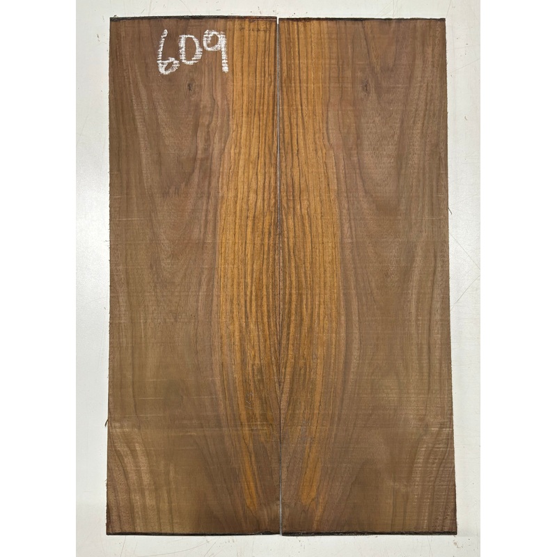Rare Tiger Striped Rosewood Guitar Drop Top - 22-1/2" x 7-1/4" x 3/8" #609