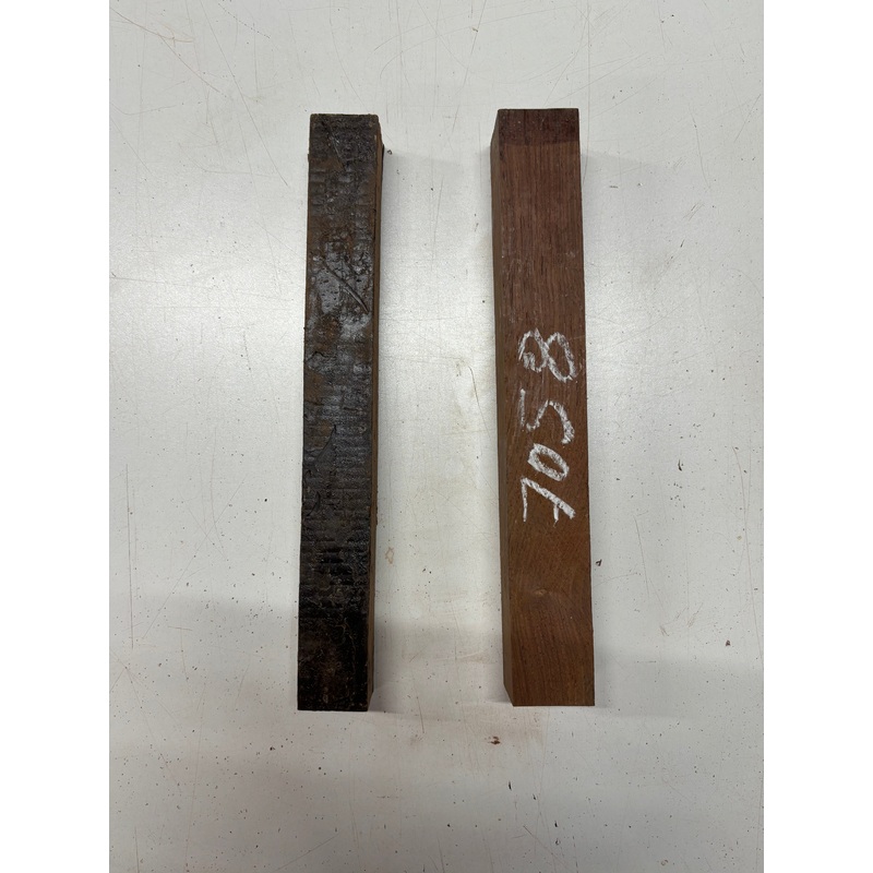 2 Pack, 2 Species Honduras Rosewood + Katalox Turning Wood Blanks Honduras Rosewood: 12"x1-1/2"x1-1/2" Katalox : 12"x1-3/8"x1-3/8"#7058