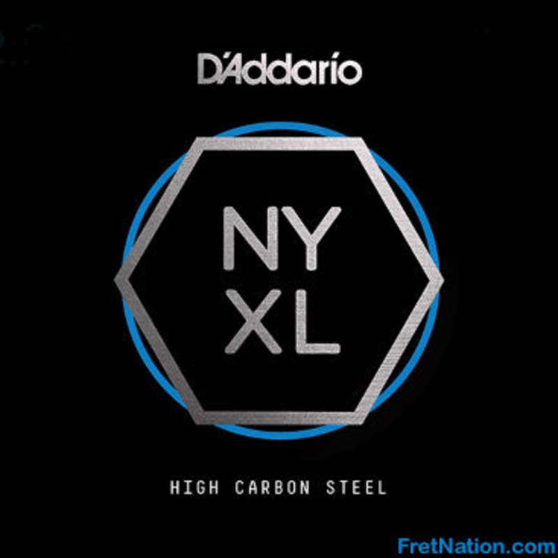 D'Addario NYXL High Carbon Plain Steel Single Guitar String .015p NYS015