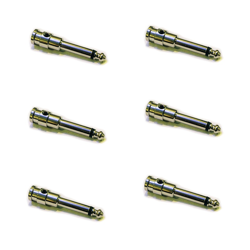 George L Standard Plug Straight Short .155 Nickel - 6 Pack