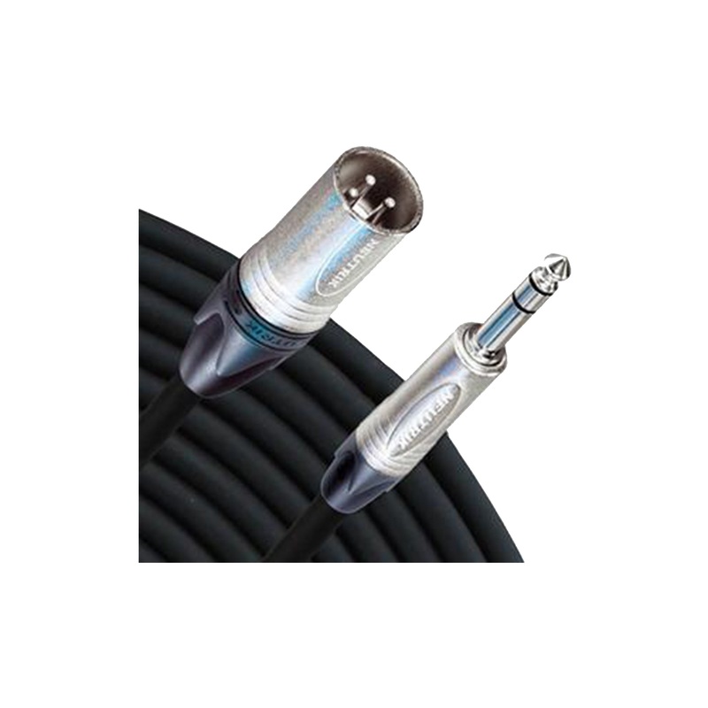 Rapco NBLC-6MS, XLR Male to 1/4 TRS, 6 Foot