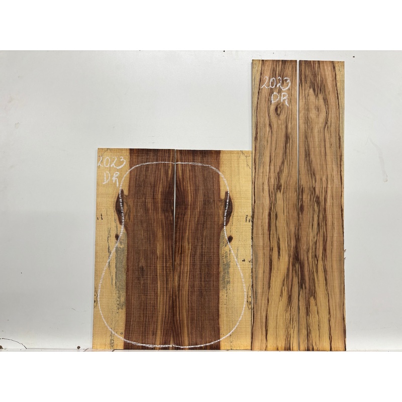 Royal Red Tamarind Dreadnought Guitar Back and Side Set #2023