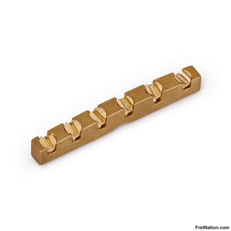 Warwick Parts - Just-A-Nut, 6-String, 55 mm width - Brass - SP W 30227