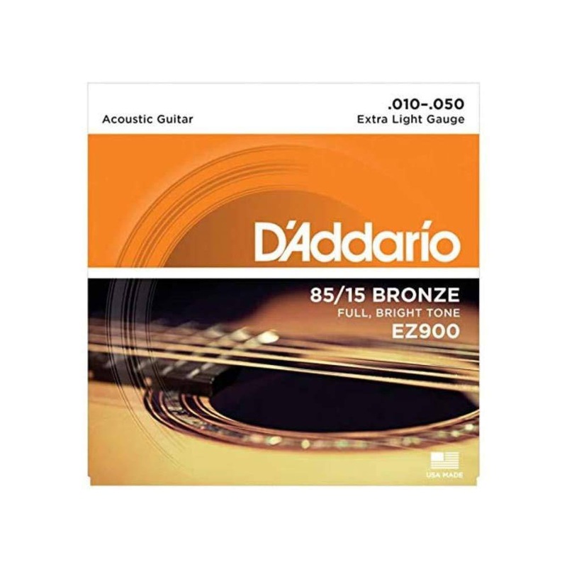 D'Addario, Acoustic Guitar Strings, 85/15 Bronze .010-.050 - Set EZ900
