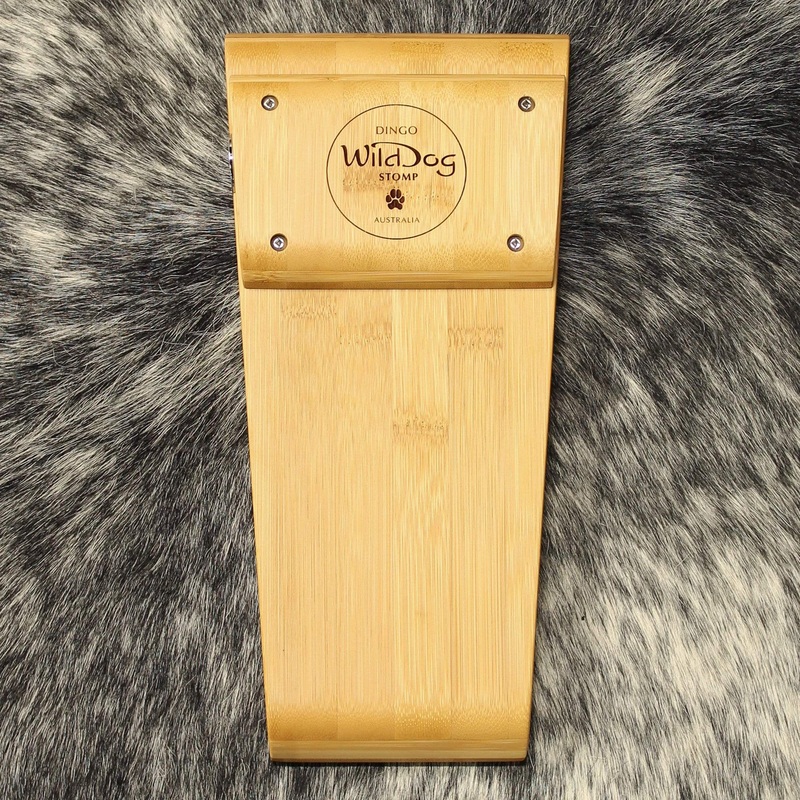 Wild Dog Dingo Stomp Box w/ Bamboo Body & Tone Bar