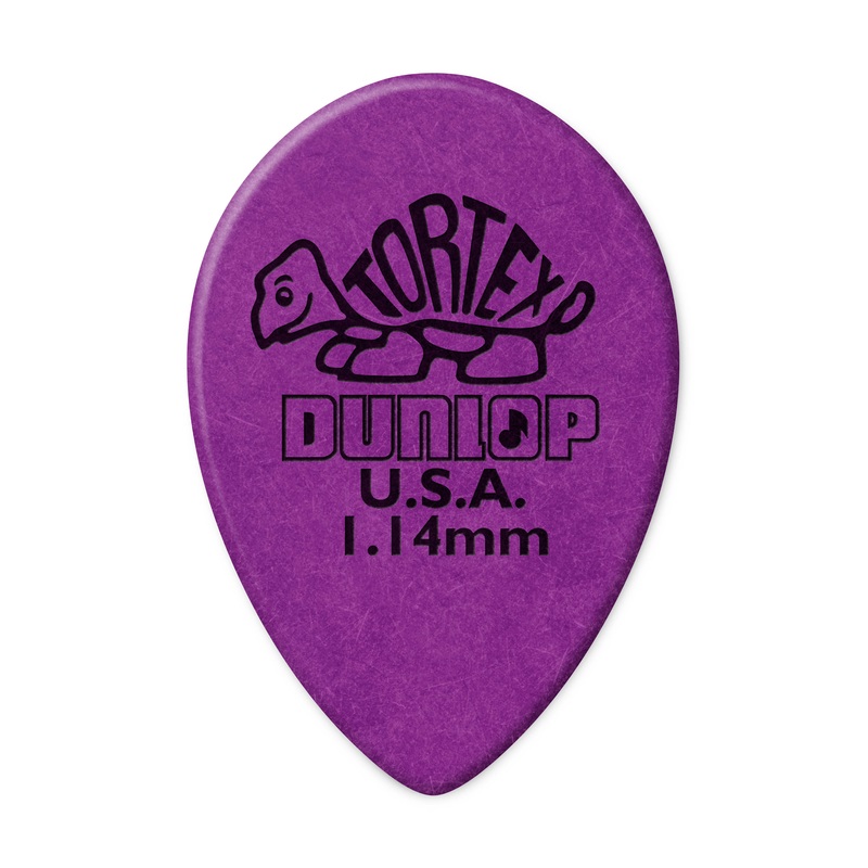 DUNLOP TORTEX TEARDROP 1.14mm SMALL GUITAR PICK REFILL BAG 36-PACK - 423R114