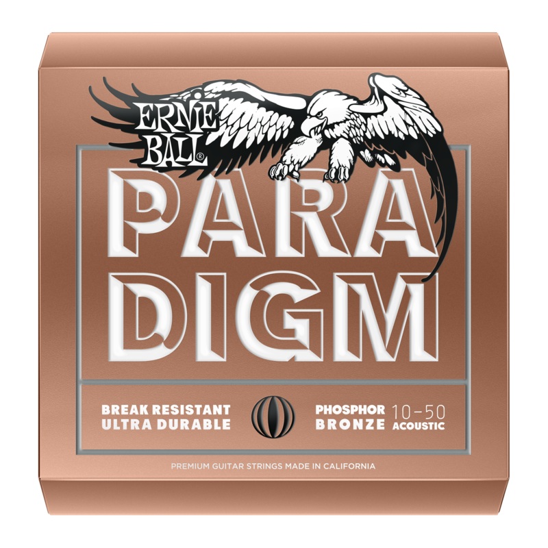 Ernie Ball Paradigm Extra Light Phosphor Bronze Acoustic Guitar Strings New