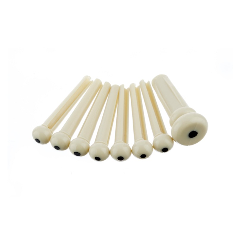Fender Acoustic Bridge Pin Set - Ivory with Black Dots