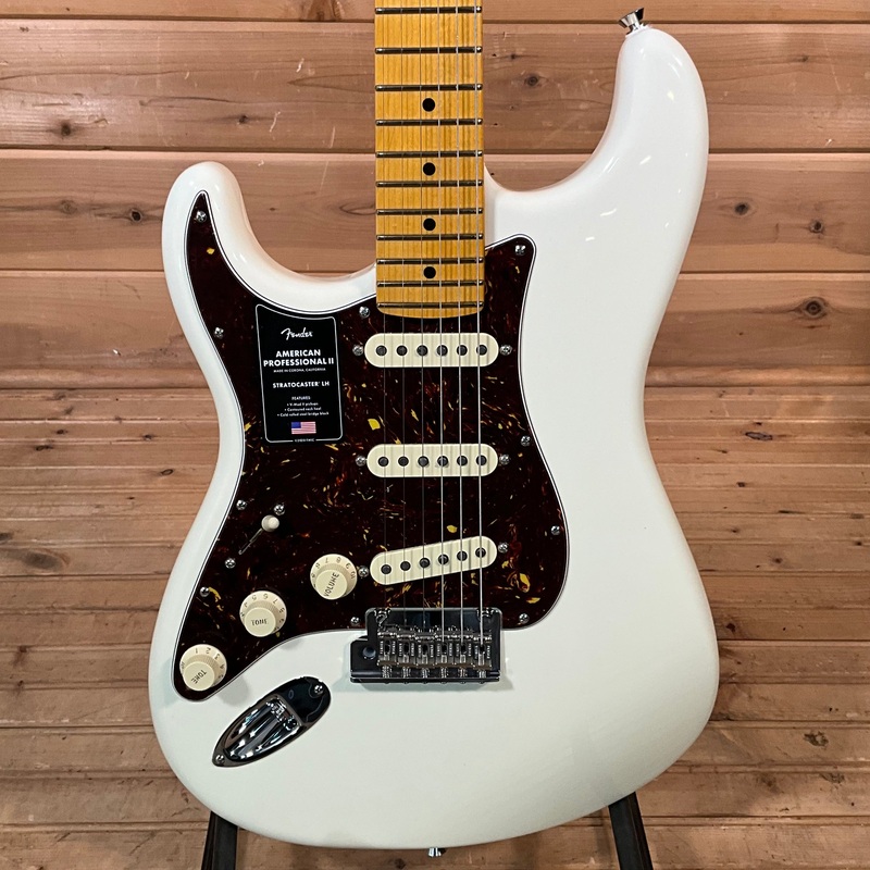 Fender American Professional II Stratocaster Left Handed Electric Guitar - Olympic White