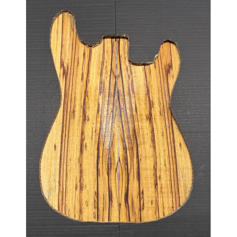 Red Spalted Tamarind Guitar Drop Top 22" x 7-3/8" x 3/8" #912