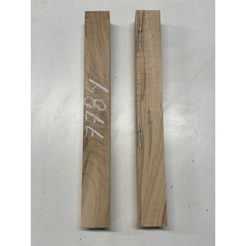 2 Pack, Ambrosia Maple Turning Wood Blanks 17"x2"x2"#7784