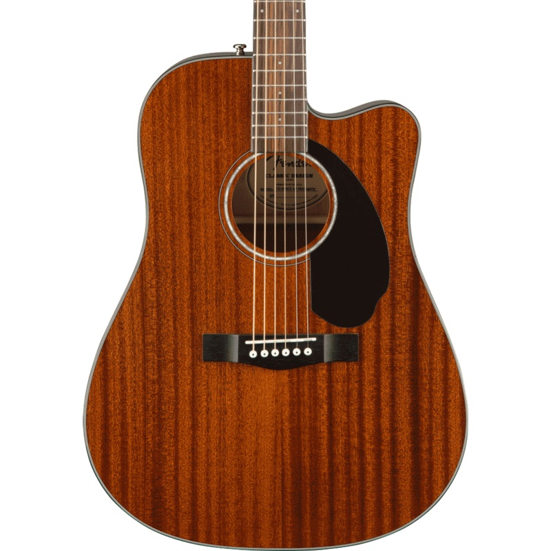 Fender CD-60SCE All Mahogany Dreadnought Acoustic Guitar