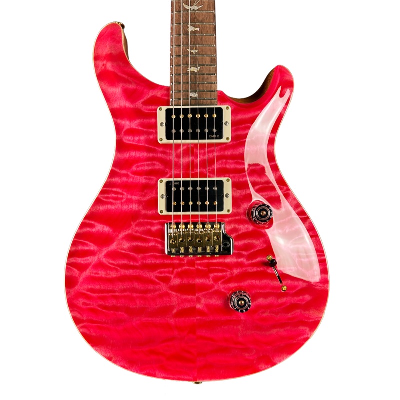 PRS Wood Library Custom 24 Quilt 10 Top Bonni Pink w/case 0409208