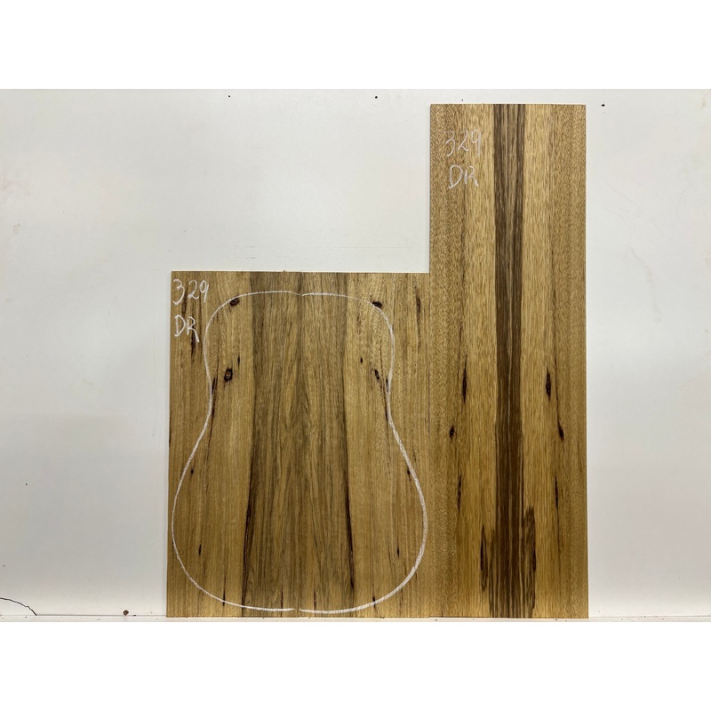 Black Limba Dreadnought Guitar Back and Side Set #329