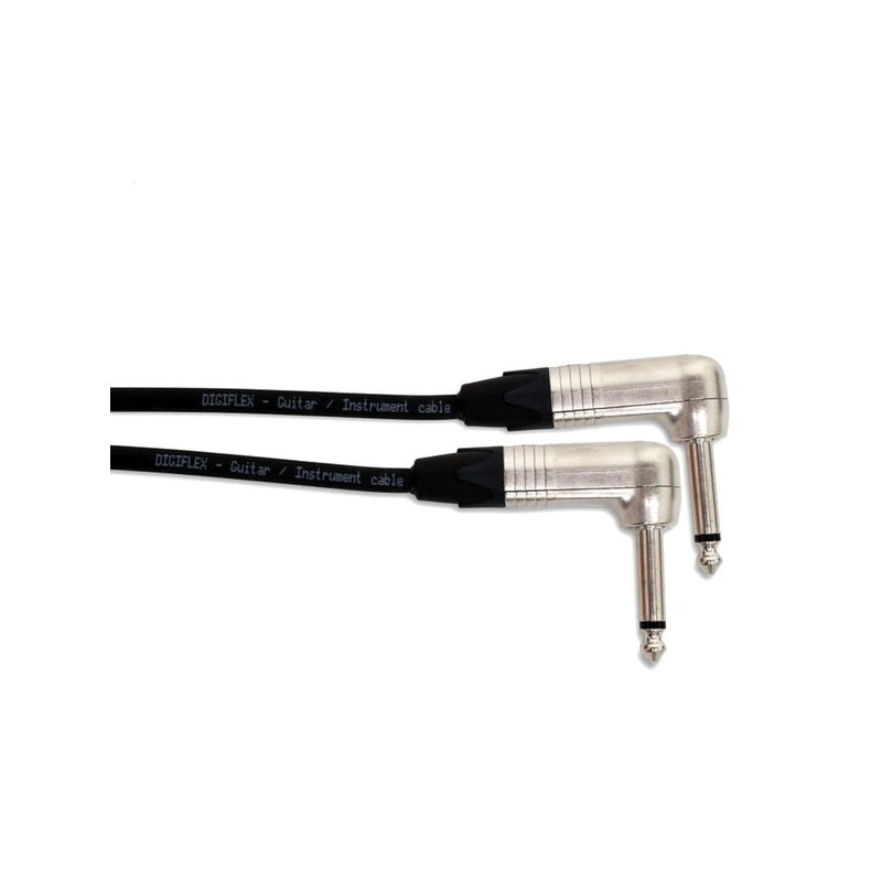 Rapco NG4-3RR, 1/4 Inch Instrument Cable, 3 Foot, Dual Right Angle