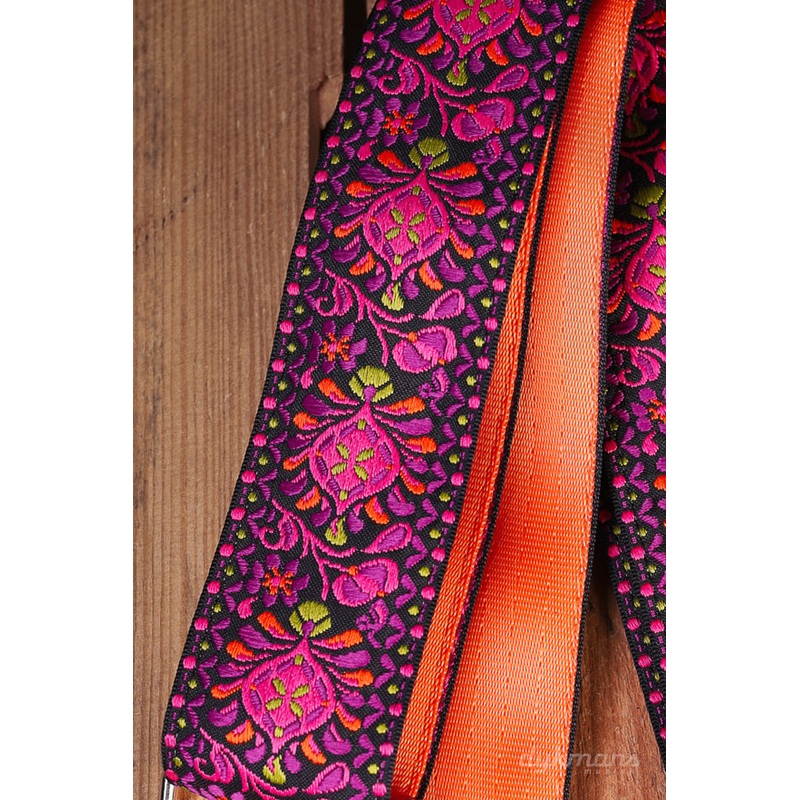 Souldier Guitar Strap Hendrix Orange Magenta