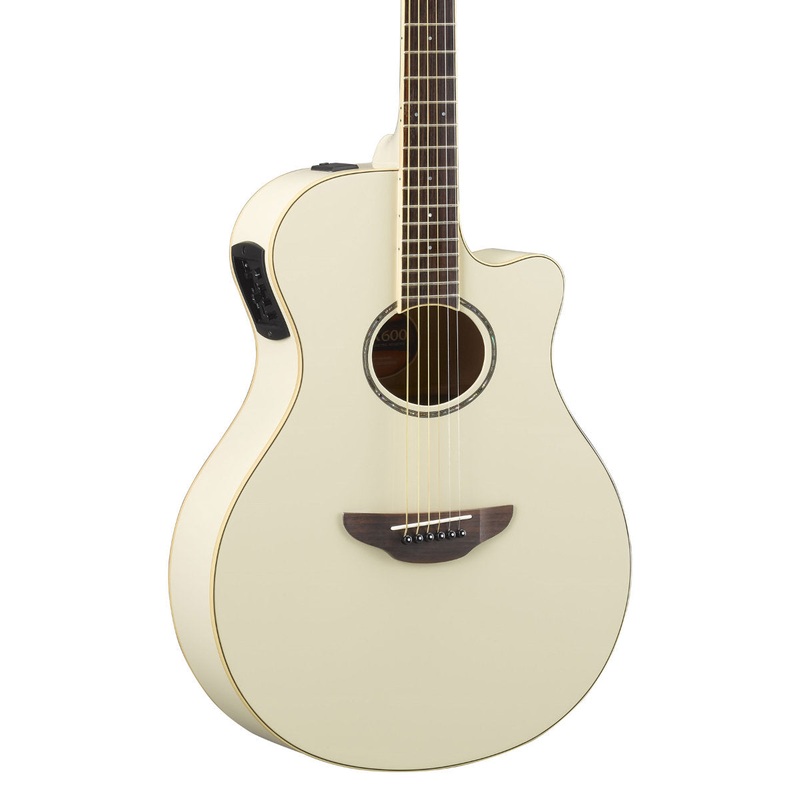 Yamaha APX600 Acoustic-Electric Guitar - Vintage White