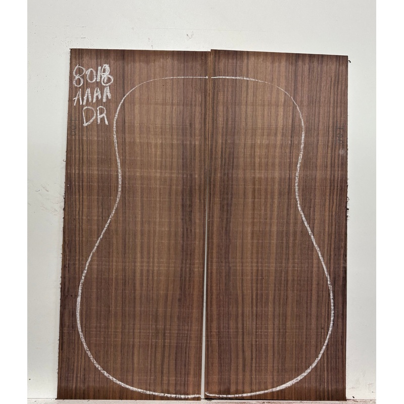 East Indian Rosewood Dreadnought Guitar Back Set #8018