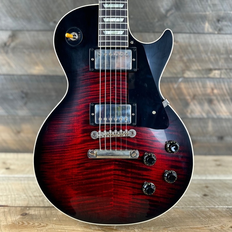 On Hold Used Gibson Custom Shop 1959 Les Paul Standard Reissue VOS - Red Tiger Burst Ebony Back 941537