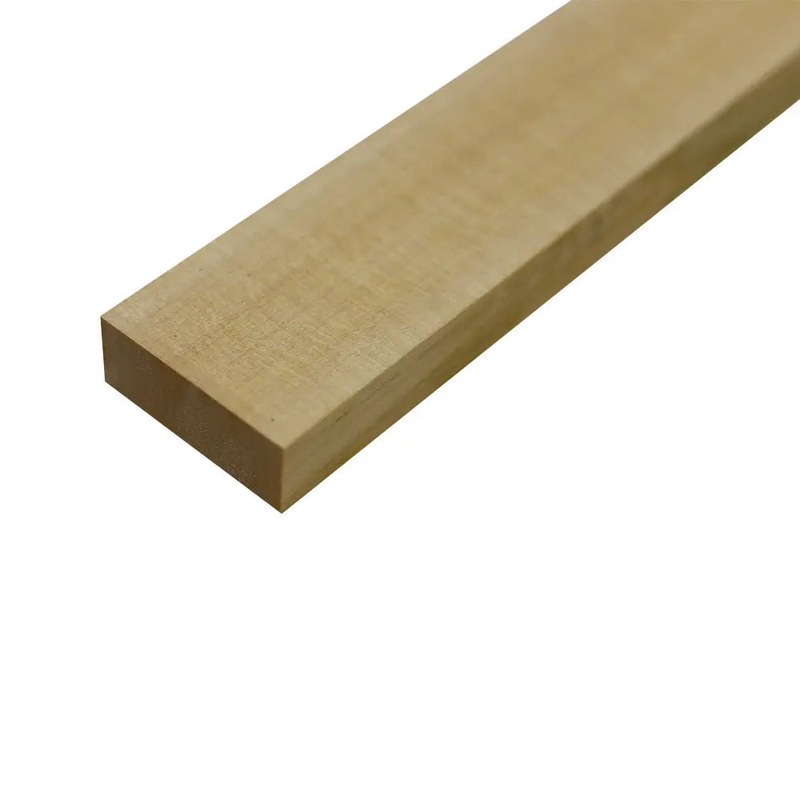 Basswood Cutting Board Lumber - 3/4" x 2" (4 Pieces)
