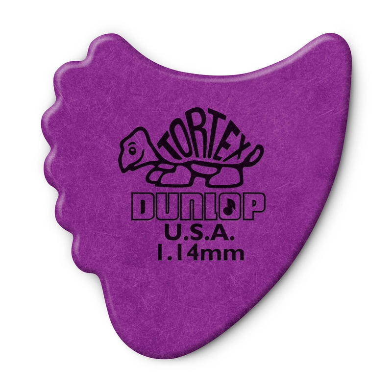 DUNLOP TORTEX 1.14mm FIN PICK GUITAR PICK REFILL BAG 72-PACK - 414R114