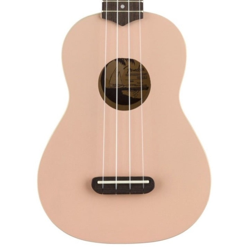 Fender Venice Soprano Uke - Shell Pink