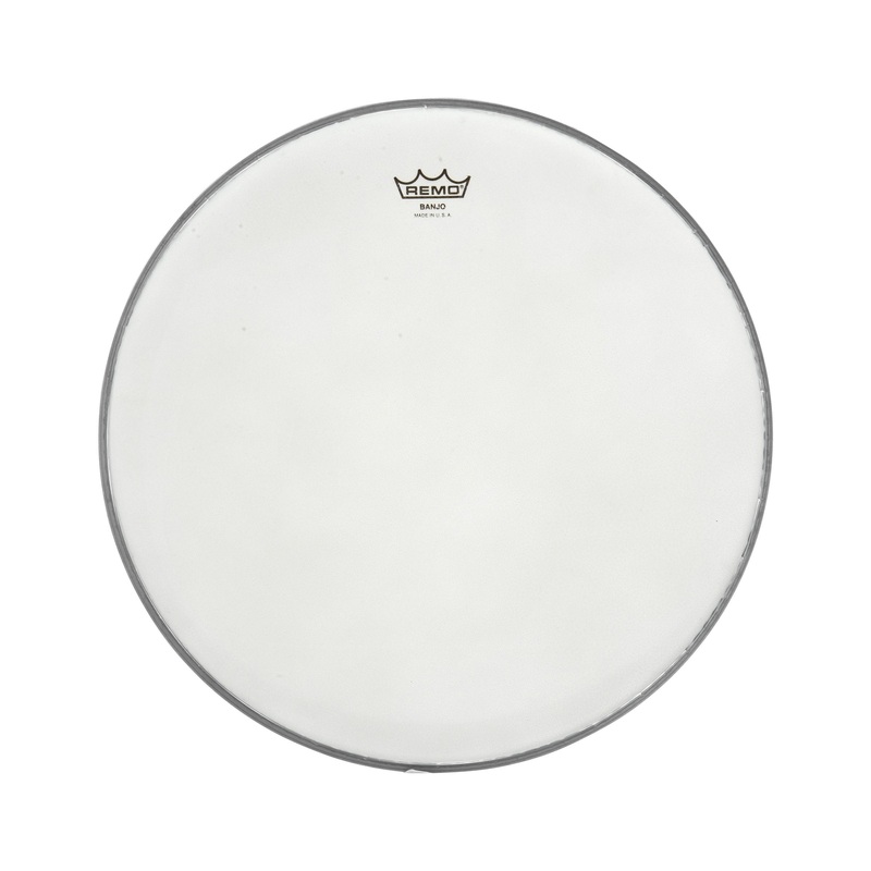 Remo Frosted Bottom Banjo Head, 12in Diameter, High Crown