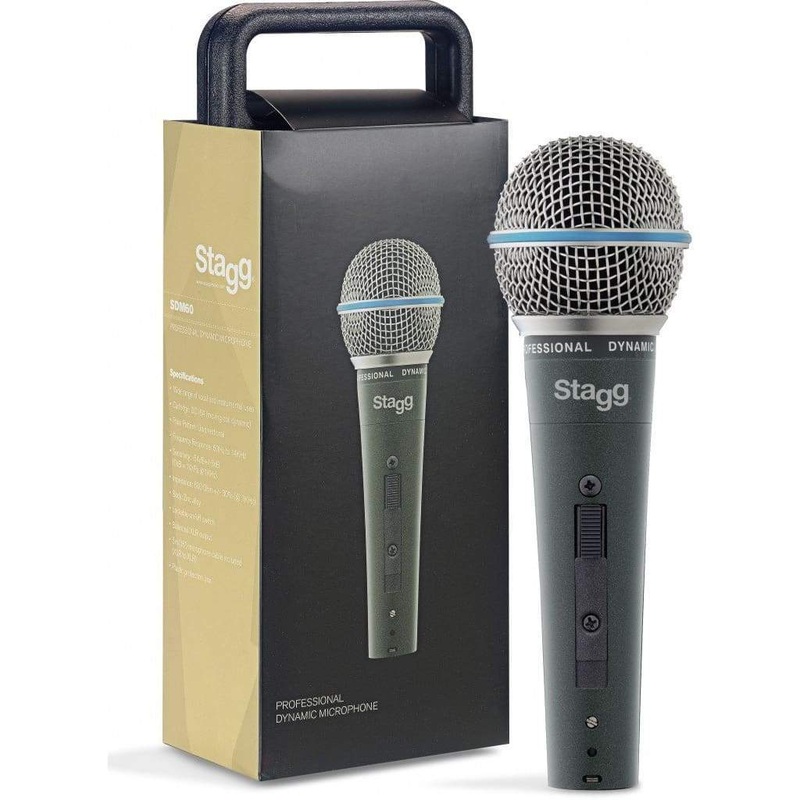 Stagg SDM60 Professional Cardioid Dynamic Microphone