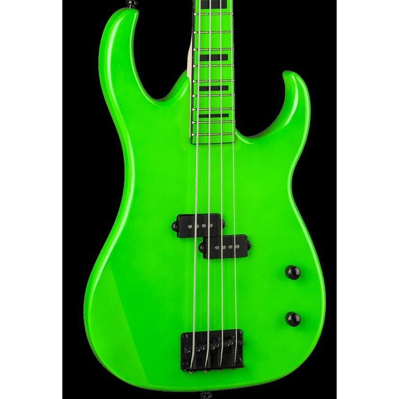 Dean Custom Zone Nuclear Green Bass
