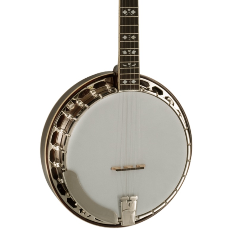 Recording King RKR20 Songster Resonator Banjo - Gloss Mahogany