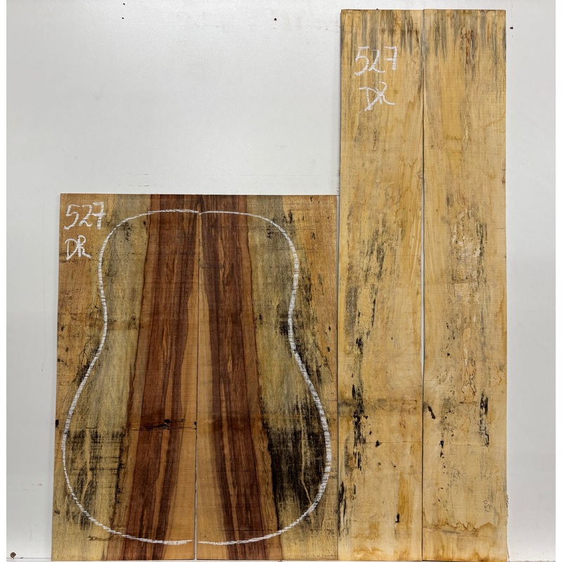 Royal Red Tamarind Dreadnought Guitar Back and Side Set #527