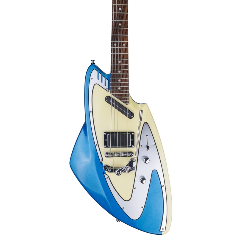 Backlund Model 100 DLX Electric Guitar Metallic Blue