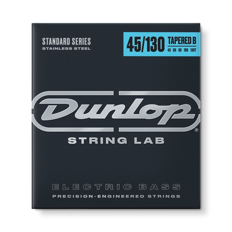 Dunlop Stainless Steel Electric Bass Strings Long Scale Tapered Set - 5-String 45-130T DBS45130T