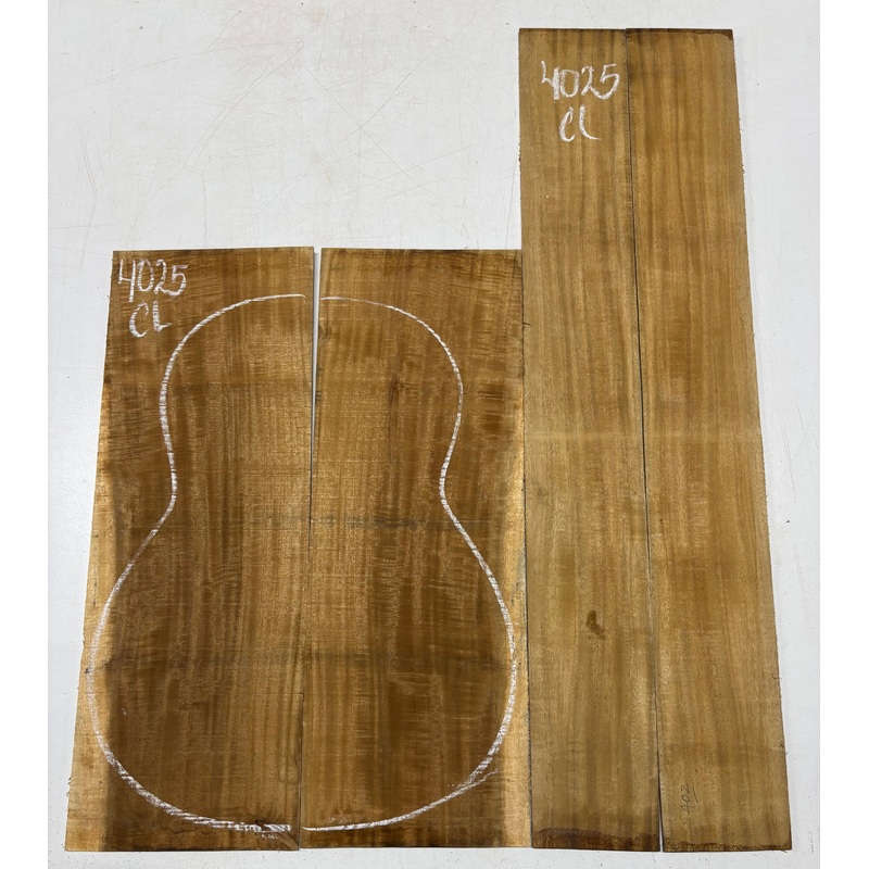 Pack of 10, Golden Flame Acacia Acoustic Guitar Set