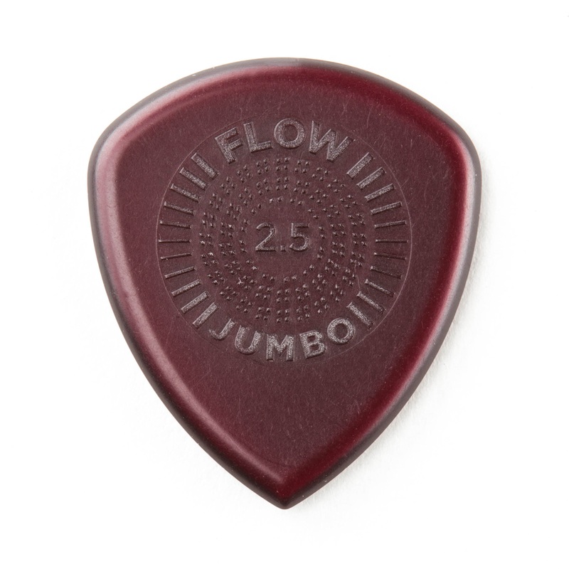 DUNLOP FLOW 2.5mm JUMBO GRIP GUITAR PICK PLAYER'S PACK 03-PACK - 547P250