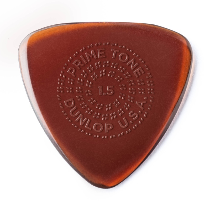 DUNLOP PRIMETONE 1.5mm SMALL TRIANGLE GRIP PICK GUITAR PICK PLAYER'S PACK 03-PACK - 516P150