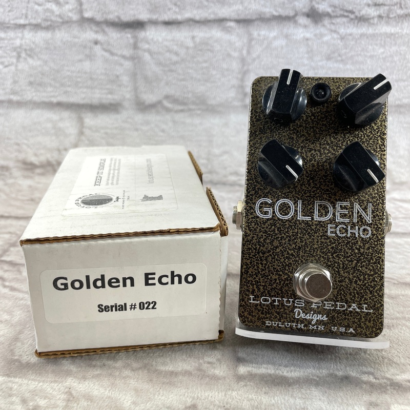 Used: Lotus Pedal Designs Golden Echo Pedal