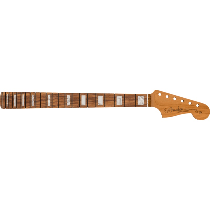 Fender Roasted Jazzmaster Neck, Block Inlays, Pau Ferro, 9.5" Radius, Modern C Shape