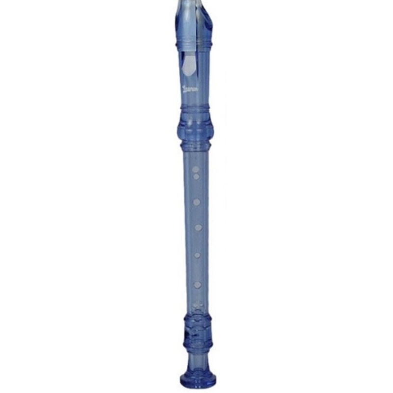 Lauren Translucent 3pc Recorder LRECBL (Blue)
