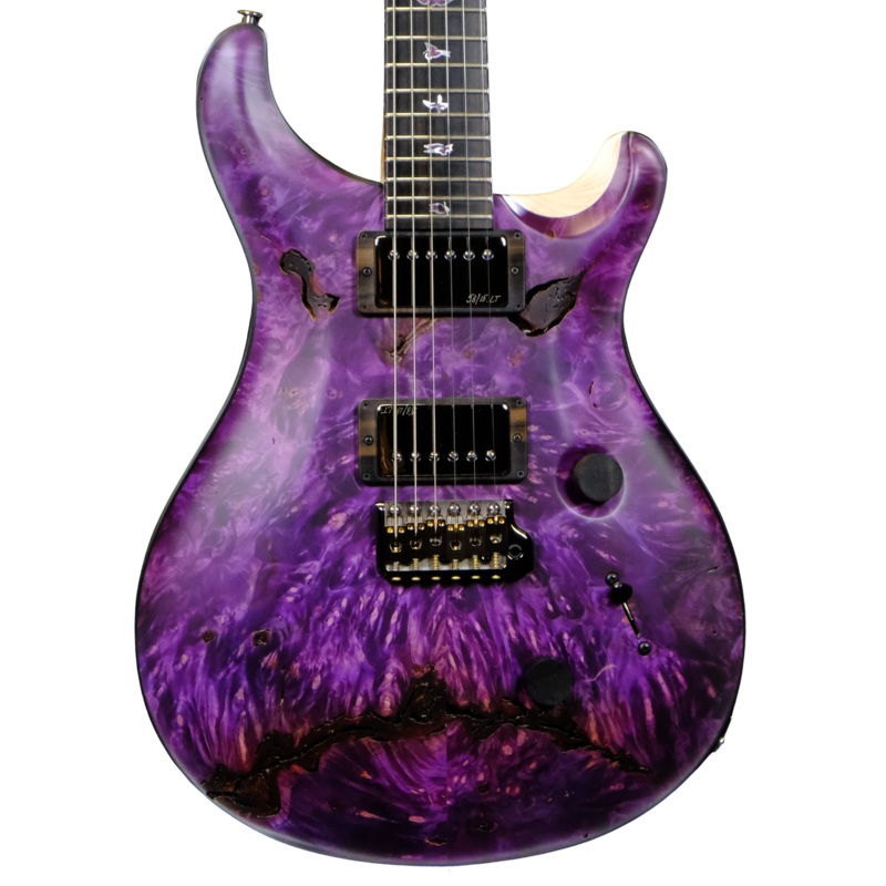 PRS Private Stock Buckeye Burl Custom 24 - Top Purple with White Wash Back