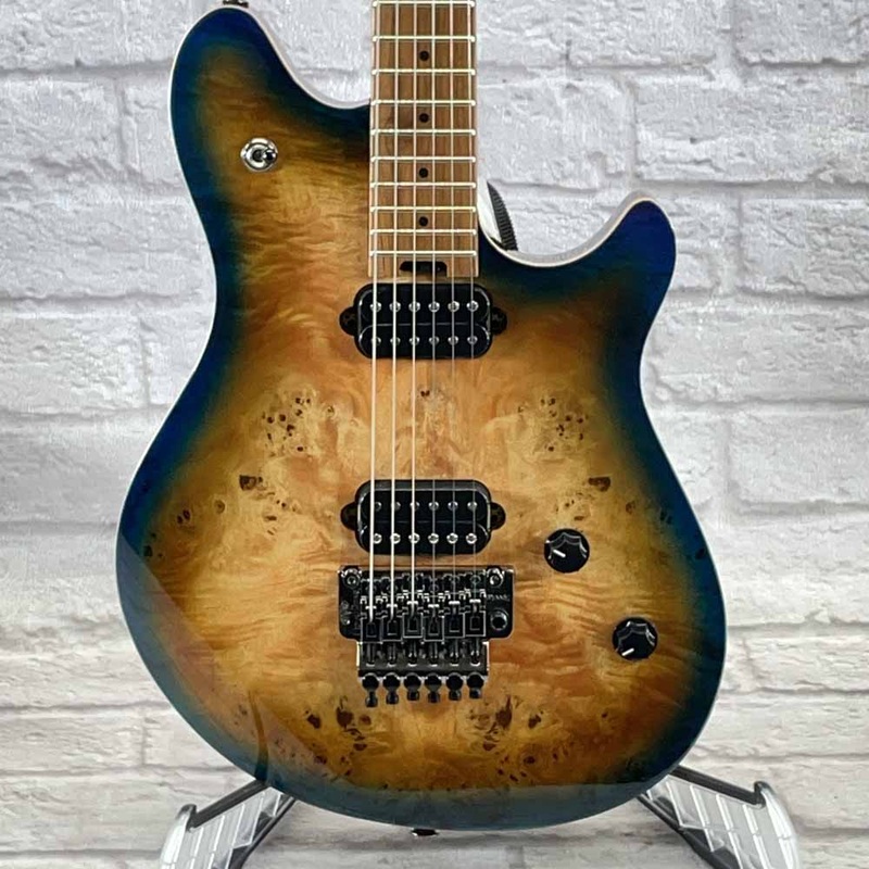 Used: EVH Wolfgang WG Standard Exotic Electric Guitar - Chlorine/Blue Burst