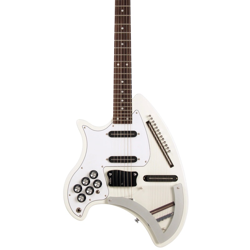 Breadwinner Electric Sitar - Left-Handed White