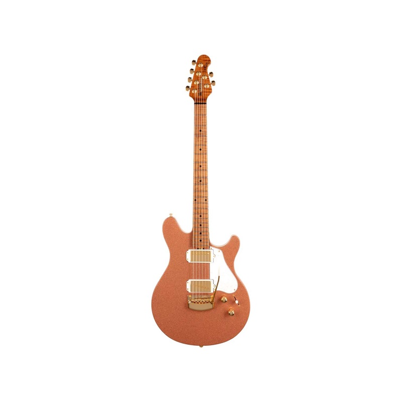 Ernie Ball Music Man USA Valentine Tremolo Pink Champagne Sparkle w/case