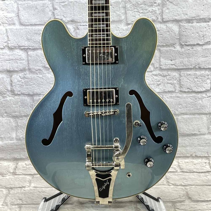 Used: Epiphone Dot ES 355 Semi-Hollow Body Guitar - Blue