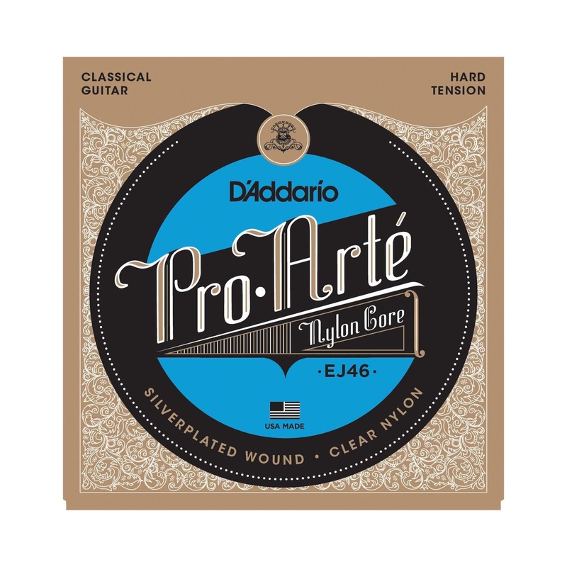 D'Addario EJ46 Pro-Arte Classical Acoustic Guitar Strings, Hard Tension