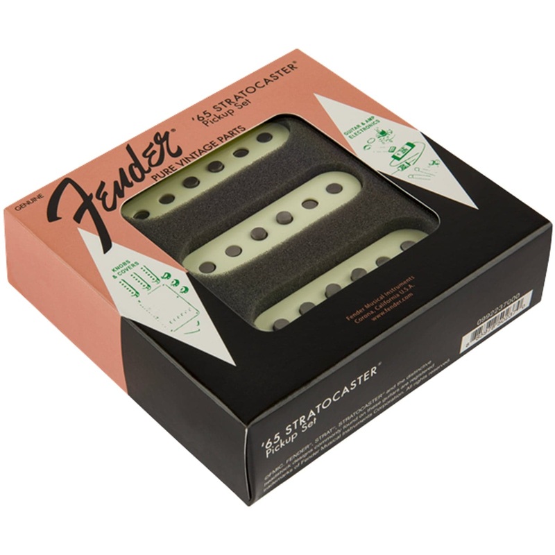 Fender Pure Vintage '65 Stratocaster Pickup Set - Vintage White (0992237000)