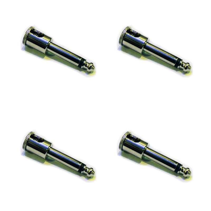 George L Right Angle Plug .155 Nickel - 4 Pack